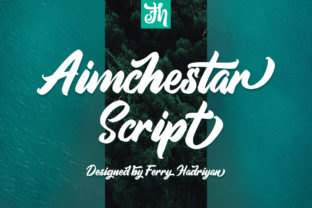 Aimchestar Script: A Modern Handwritten Font for Creative Designs
