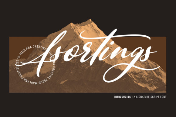 Asortings Script: A Timeless Handwritten Font for Creative Expression
