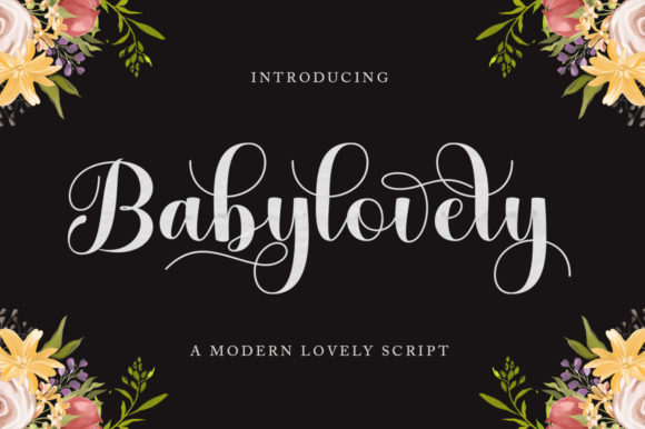 Baby Lovely Script: A Delicate Font for Elegant Design