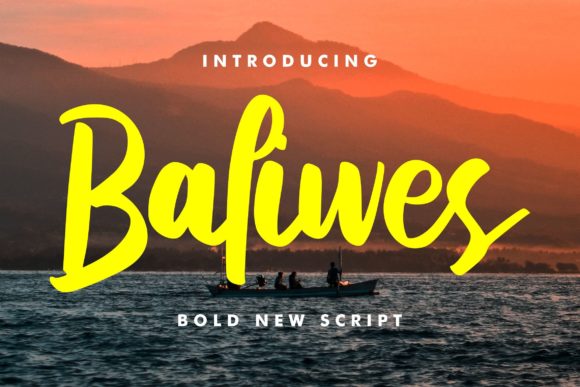 Baliwes Script: The Bold Handwritten Font That Elevates Design