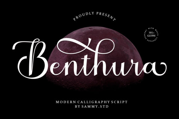 Benthura Script: A Touch of Elegance in Every Design