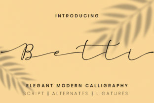 Betti Script: A Handwritten Font with Contemporary Charm