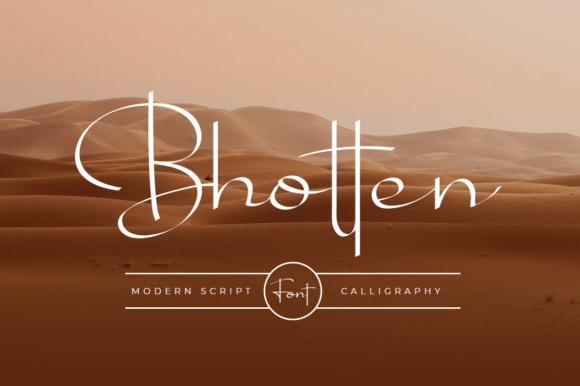 Bhotten Script: A Magical Font That Elevates Creativity and Design