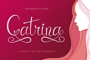 Catrina Script: A Romantic Font for Crafting and Design Projects
