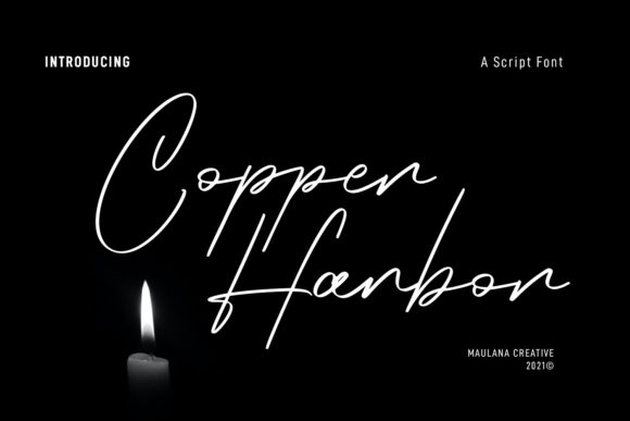 Copper Harbor Script: Elevating Design with a Stylish Handwritten Font