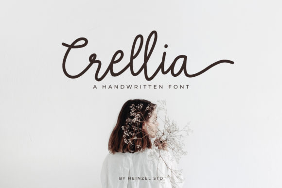 Discover the Elegance of Crellia Script: A Modern and Charming Font for Design Projects