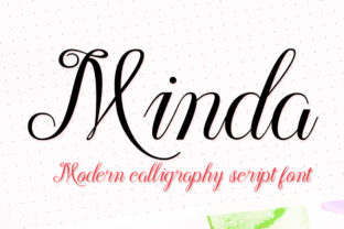 Elevate Your Designs with the Timeless Elegance of Minda Script