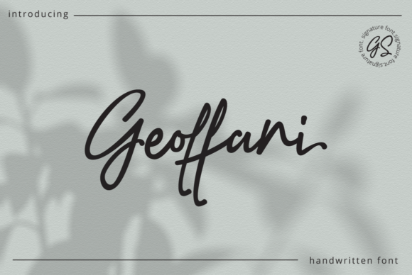 Geoffani Script: A Stylish Font for Creative Projects