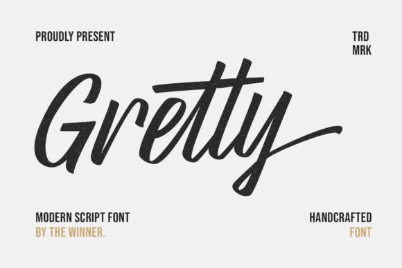 Gretty Script: A Beautifully Balanced Display Font