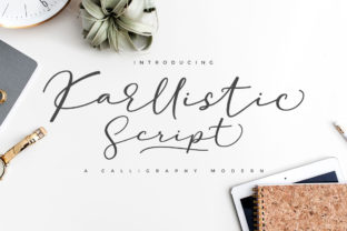Karllistic Script: Elevate Your Design with Elegant Flow