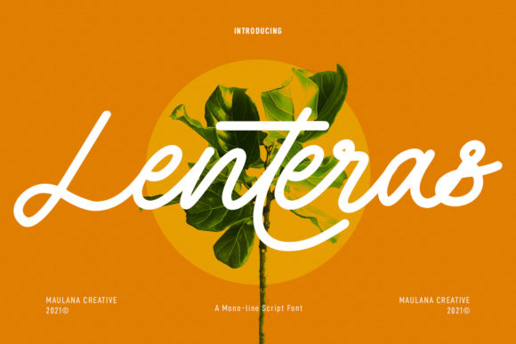 Lenteras Monoline Script: A Timeless Font for Modern Design