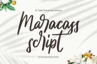 Maracass Script: A Modern Script Font with Casual Coolness