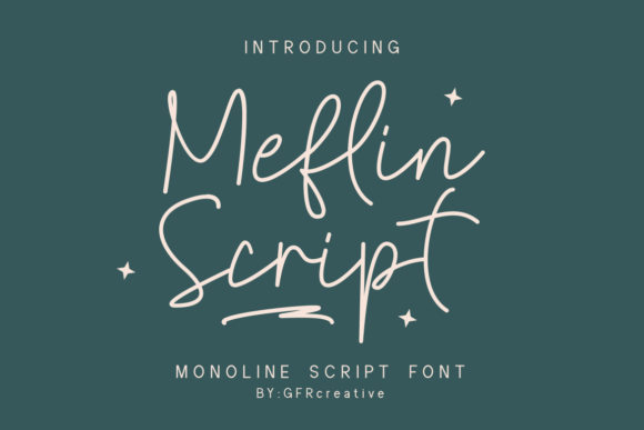 Meflin Script: A Touch of Elegance in Every Curve
