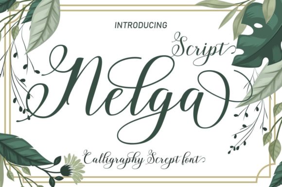 Nelga Script: A Versatile Font for Handwritten Elegance