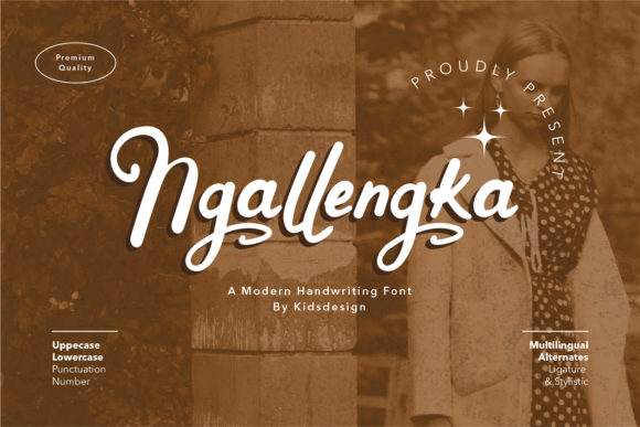 Ngallengka Script: A Vintage-Inspired Font for Creative Projects