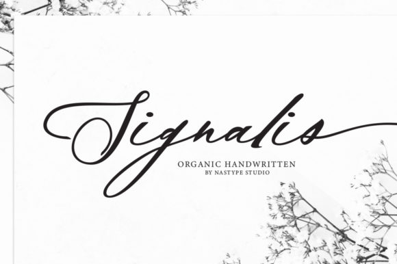 Signalis Script: A Modern, Chic Font for Creative Projects