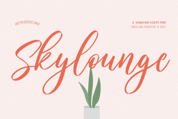 Skylounge Signature Script: A Timeless Handwritten Font