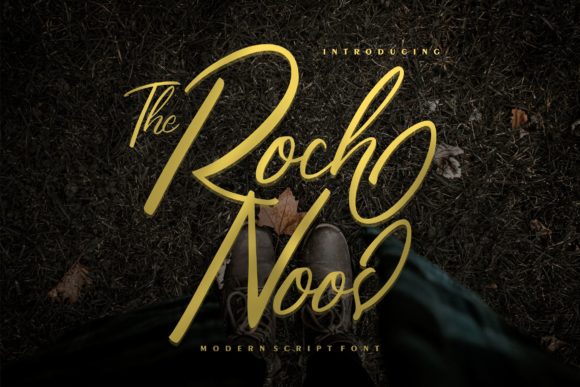 The Roch Noos Script: A Beautiful Calligraphy Font for Creative Projects